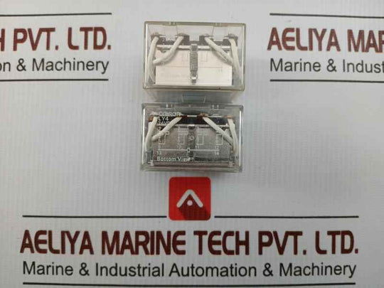 Lot Of 2X Ly4 Miniature Power Relay 10A 240Vac Omron