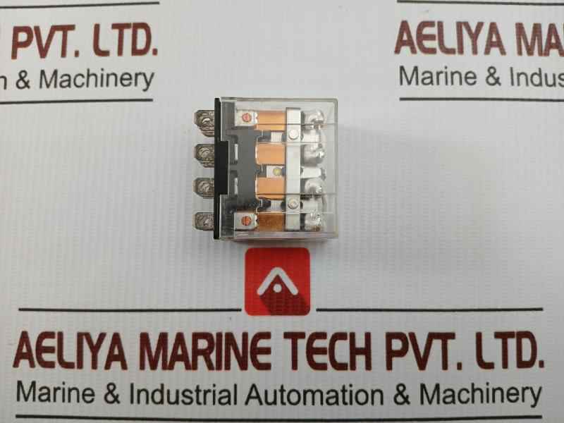 Lot Of 2X Ly4 Miniature Power Relay 10A 240Vac Omron