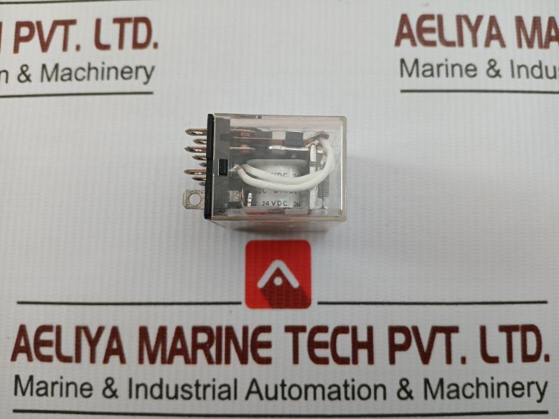 Lot Of 2X Ly4 Miniature Power Relay 10A 240Vac Omron