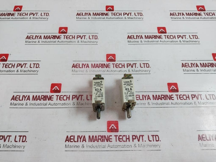 Lot of 2X M.Schneider NH-00/000 Eurofuse GL-GG 120KA DIN 43620 370 663