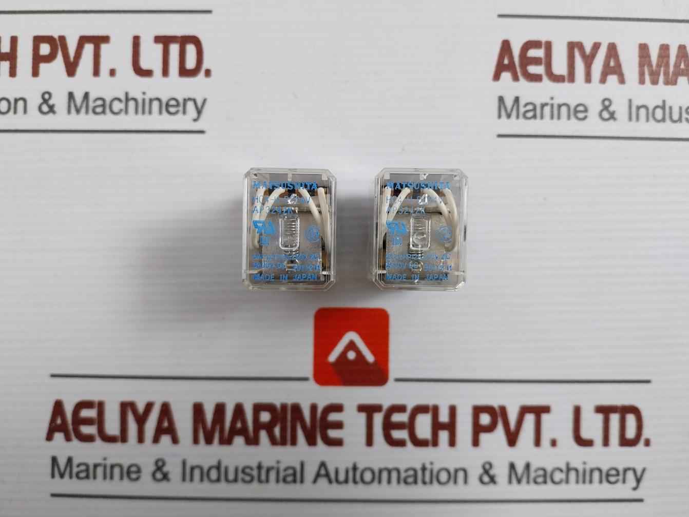 Lot Of 2X Matsushita Hc4-h-dc24V Relay