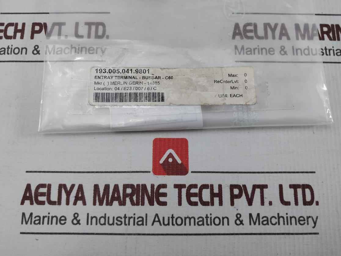 Lot Of 2X Merlin Gerin 14885 Entray Terminal-busbar-c60