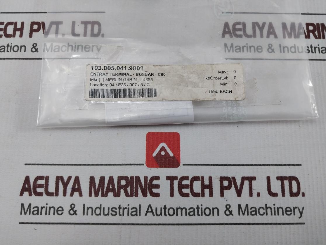 Lot of 2X Merlin Gerin 14885 Entray Terminal-Busbar-C60