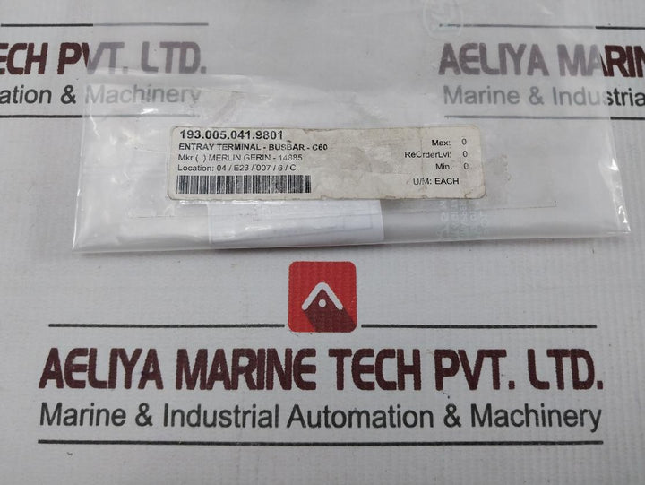 Lot of 2X Merlin Gerin 14885 Entray Terminal-Busbar-C60