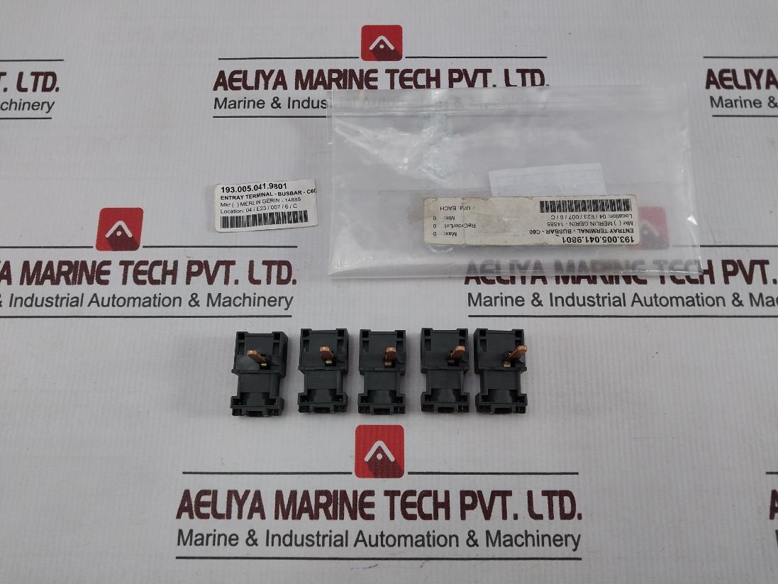 Lot of 2X Merlin Gerin 14885 Entray Terminal-Busbar-C60