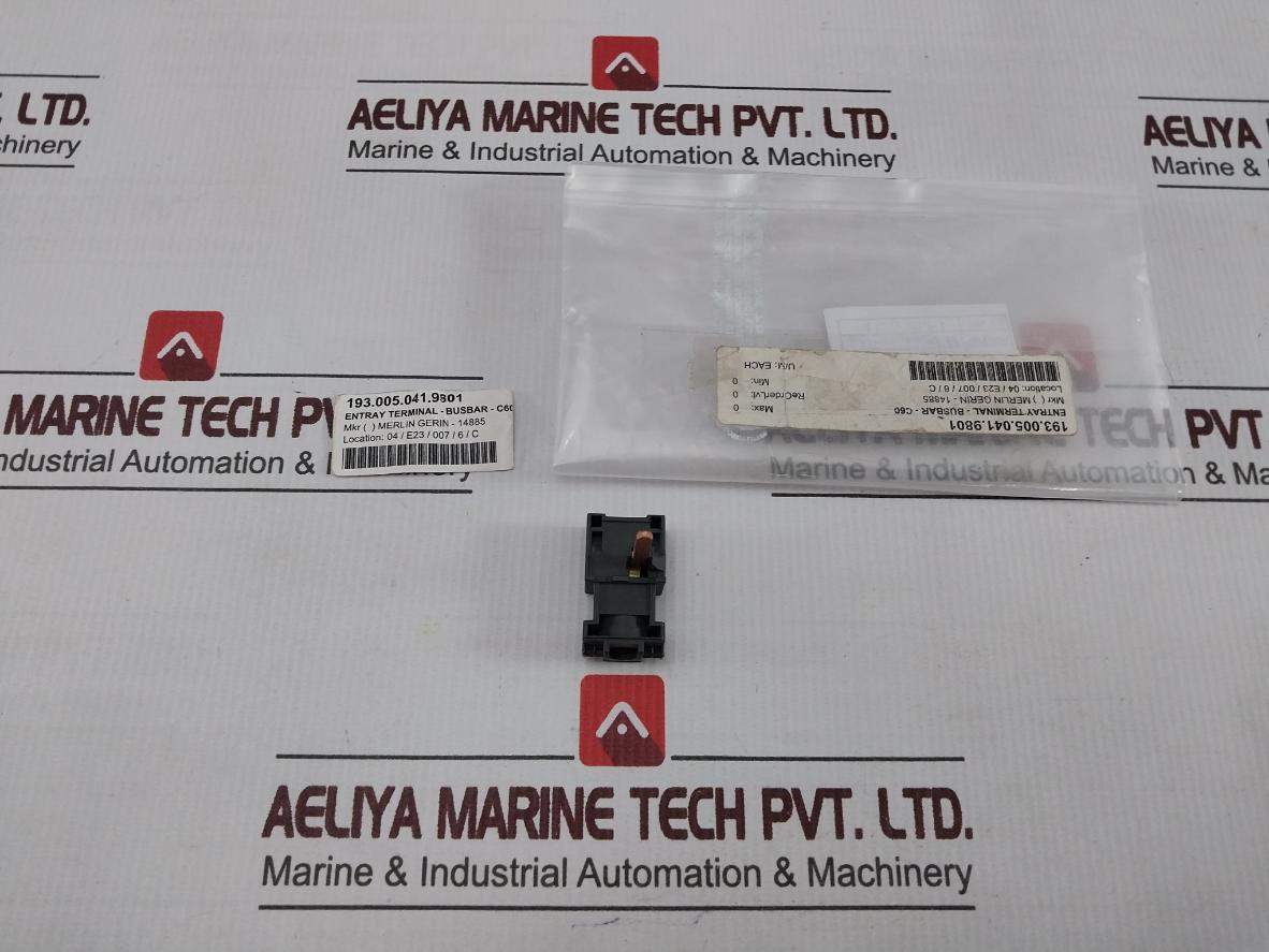 Lot of 2X Merlin Gerin 14885 Entray Terminal-Busbar-C60