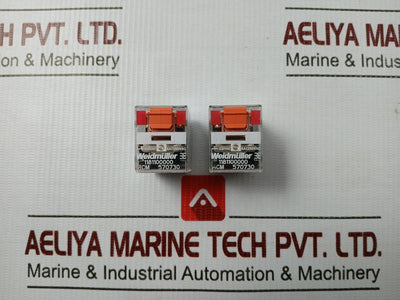 Lot Of 2X Miniature Power Relay Rcm-570730 Weidmuller 230 Vac 6A