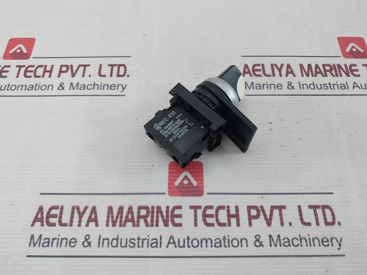 Lot of 2X MOELLER M22-K10 Pushbutton Contact Block A600 Q300 10A 600VAC