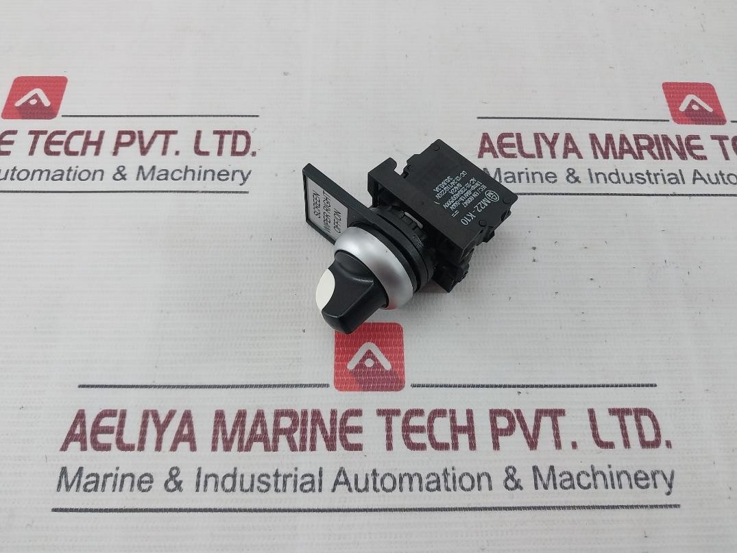 Lot of 2X MOELLER M22-K10 Pushbutton Contact Block A600 Q300 10A 600VAC