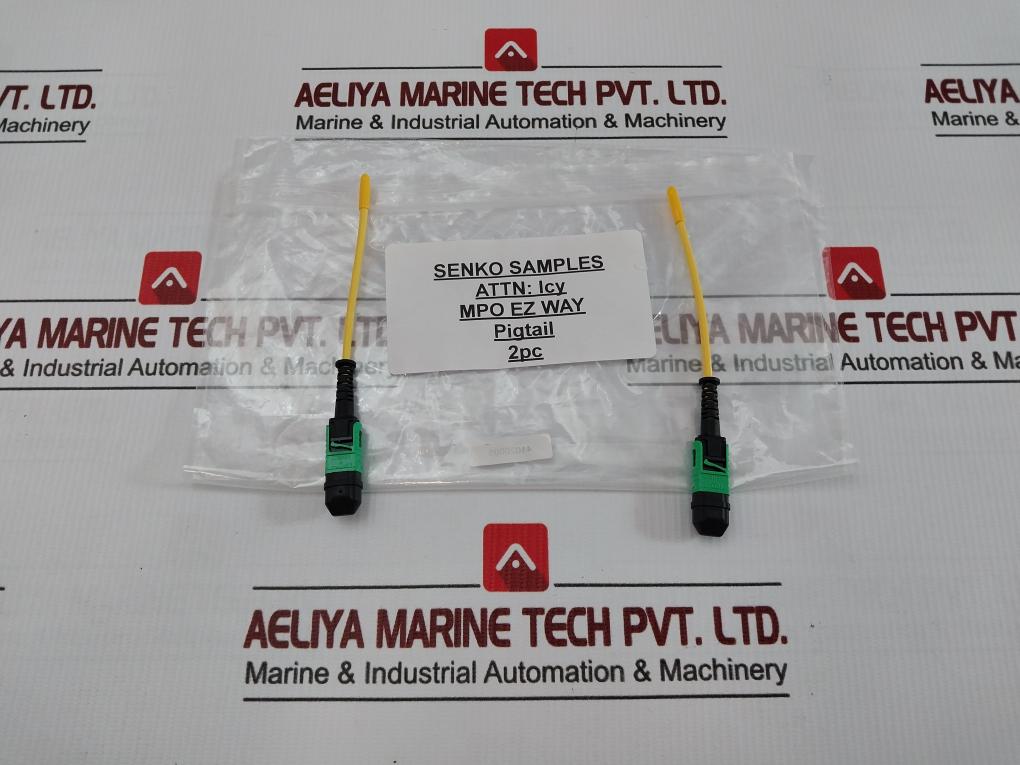 Lot Of 2X Mpo Plus Fiber Optic Pigtail 41020005 Senko