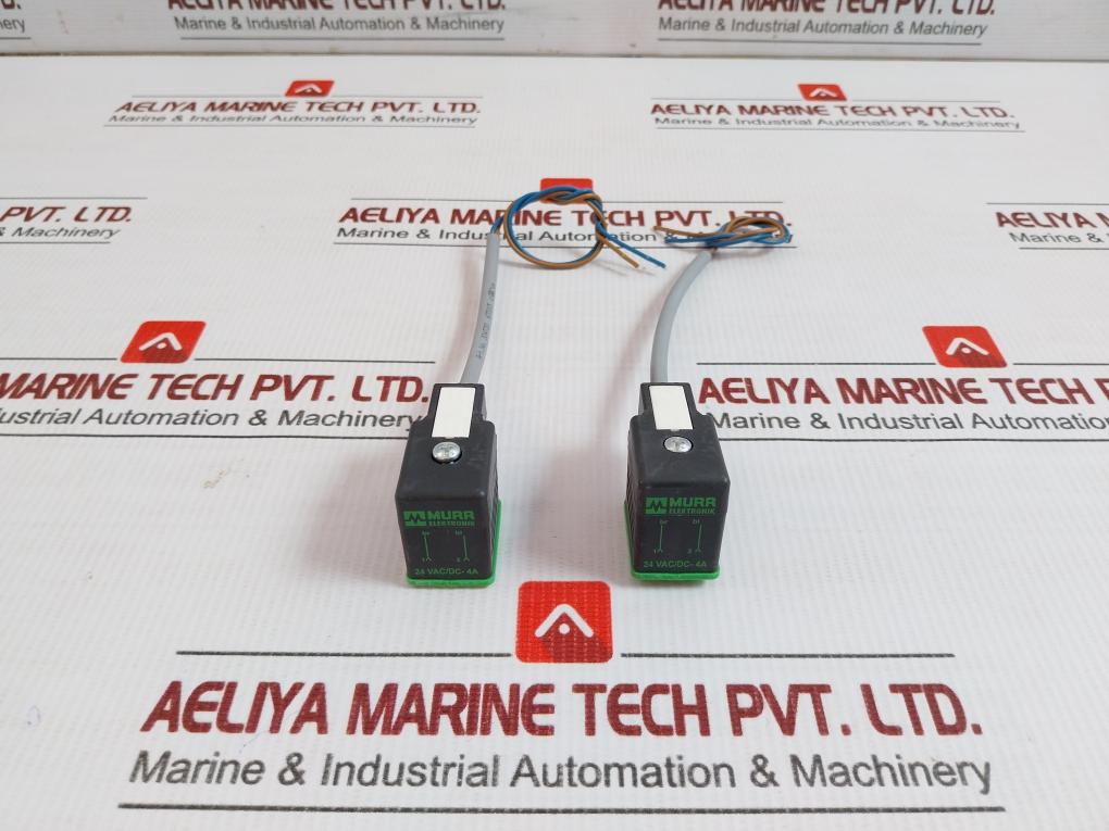 Lot Of 2X Msud Valve Plug Connector Cable Assembly 334720 Murr Elektronik