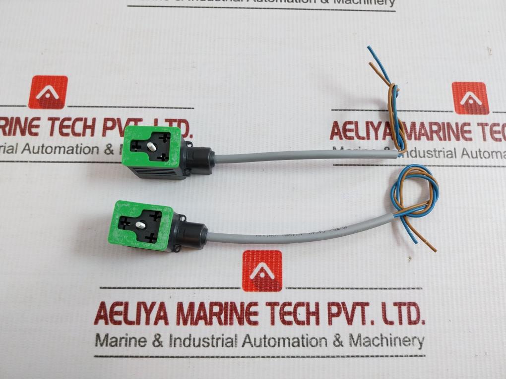Lot Of 2X Msud Valve Plug Connector Cable Assembly 334720 Murr Elektronik