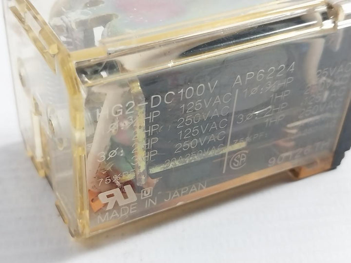 Lot Of 2X NAIS HG2-DC100V Electrical Relay