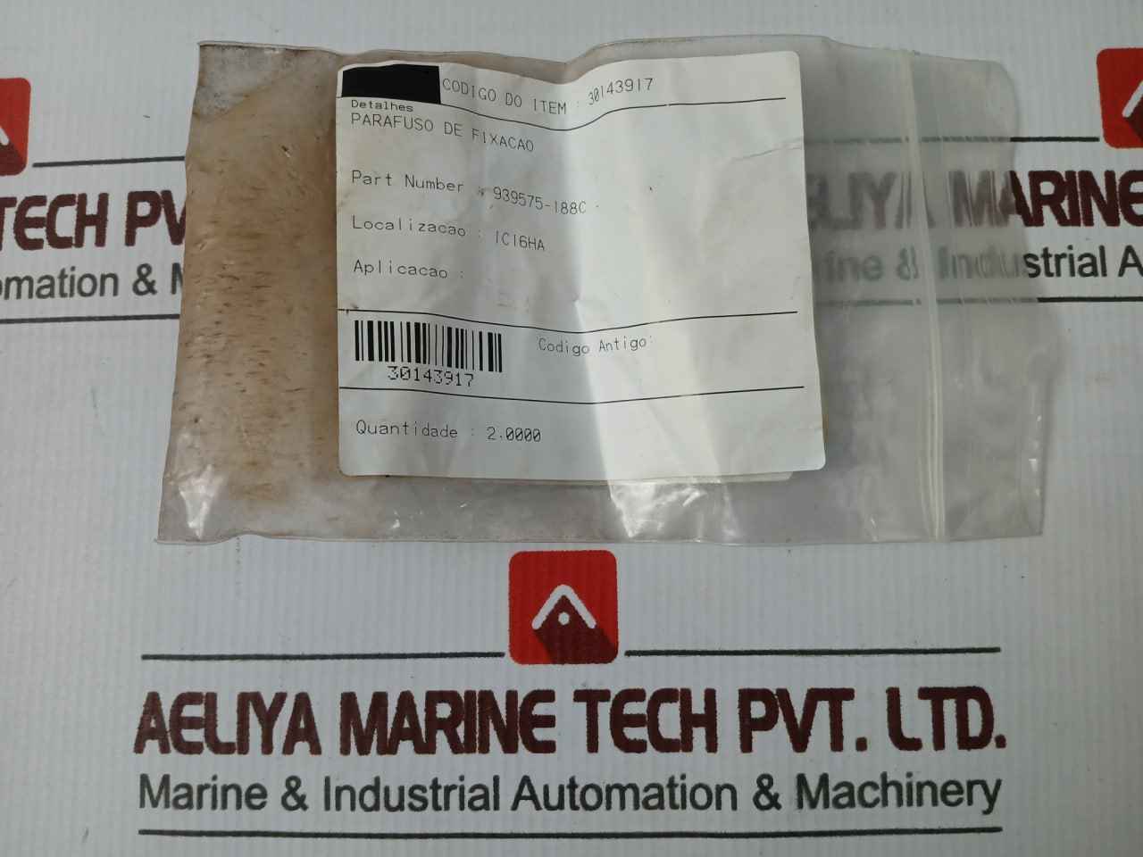 Lot Of 2X National Oilwell Varco 939575-188C Fixing Screw Fixing Screw