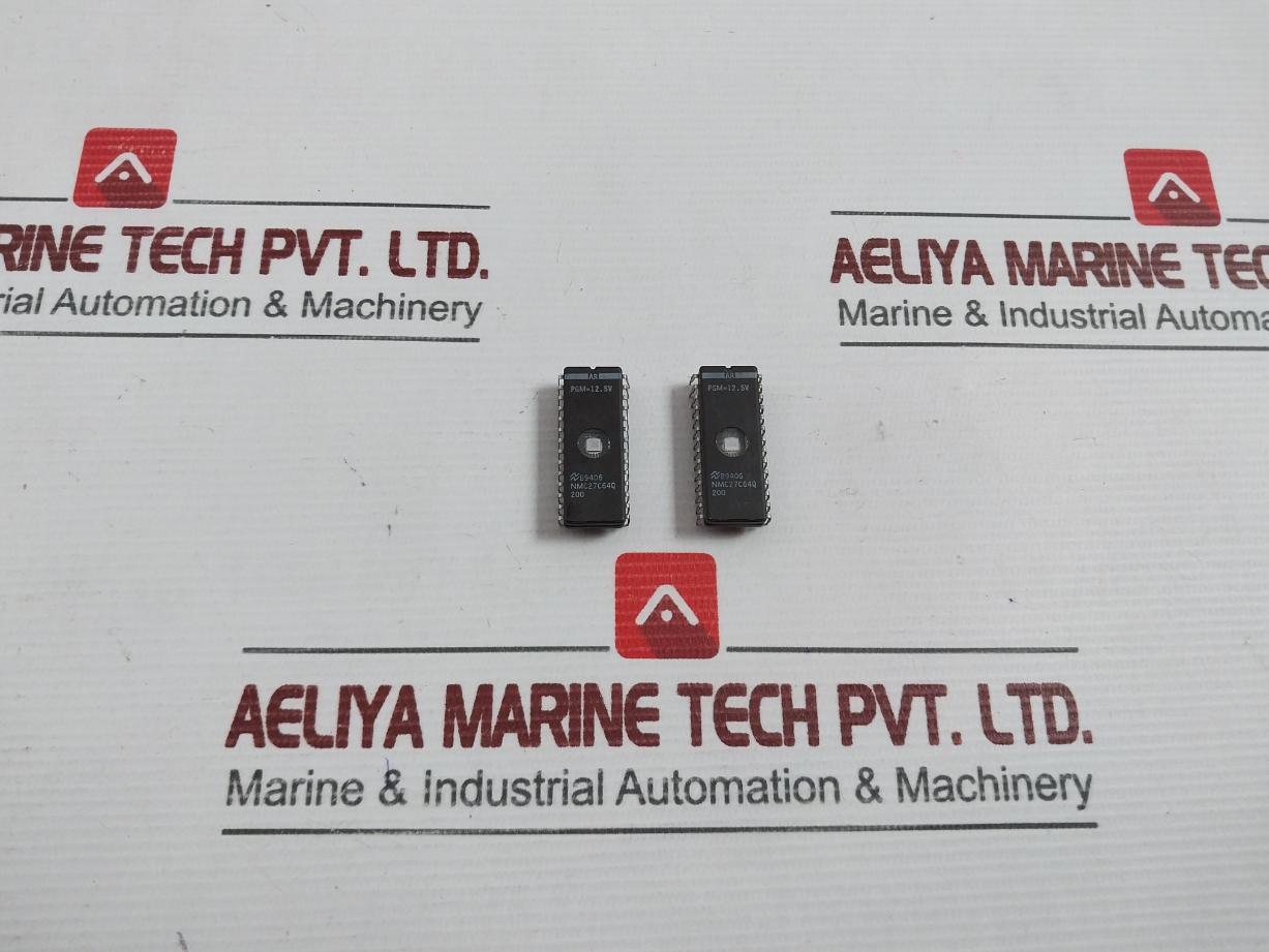 Lot Of 2X National Semiconductor Nmc27C64Q Programmable Memory Chip