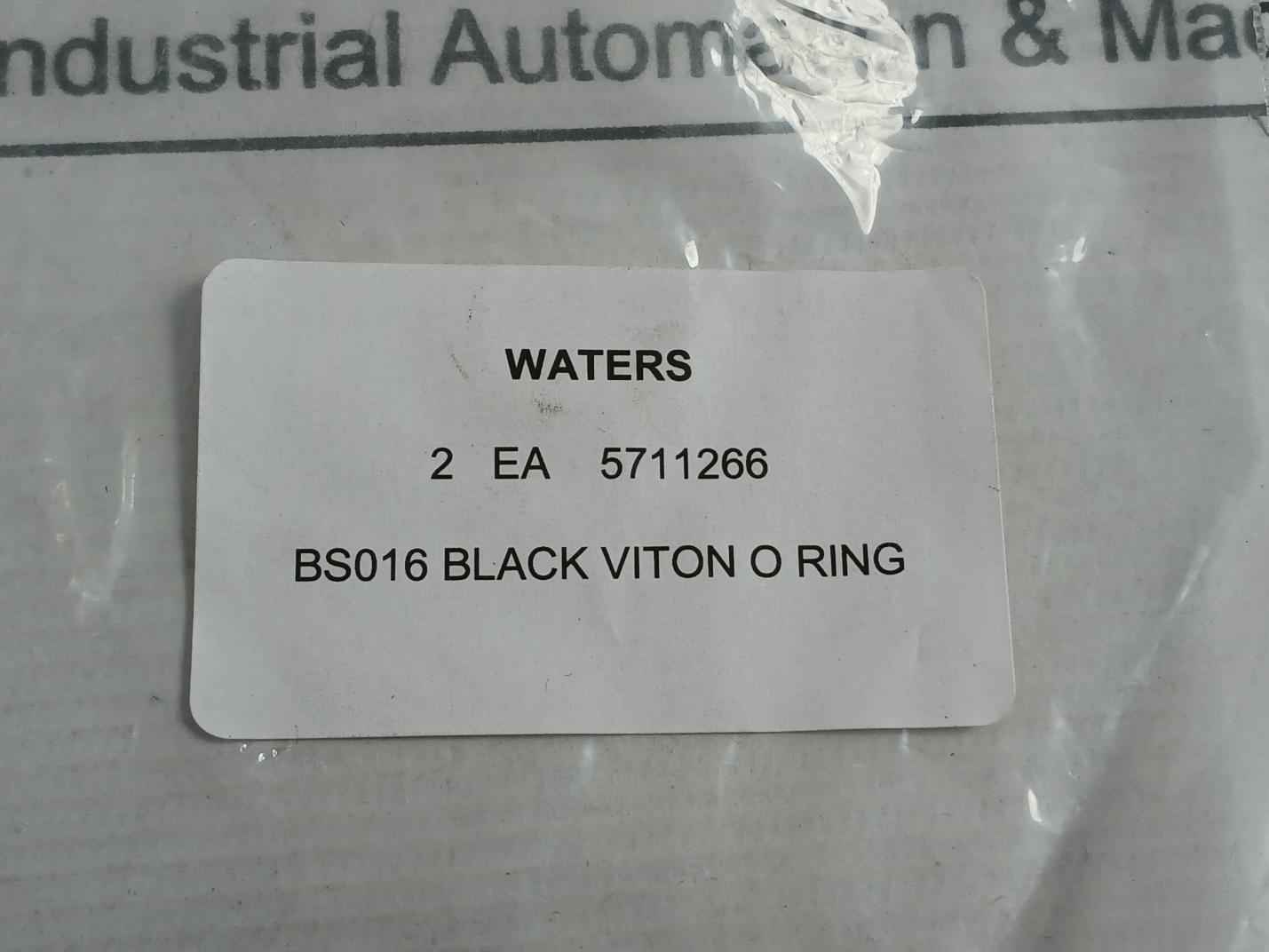 Lot Of 2X New Black Viton O-ring Bs016 Waters 5711266