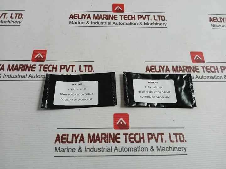 Lot Of 2X New Black Viton O-ring Bs016 Waters 5711266