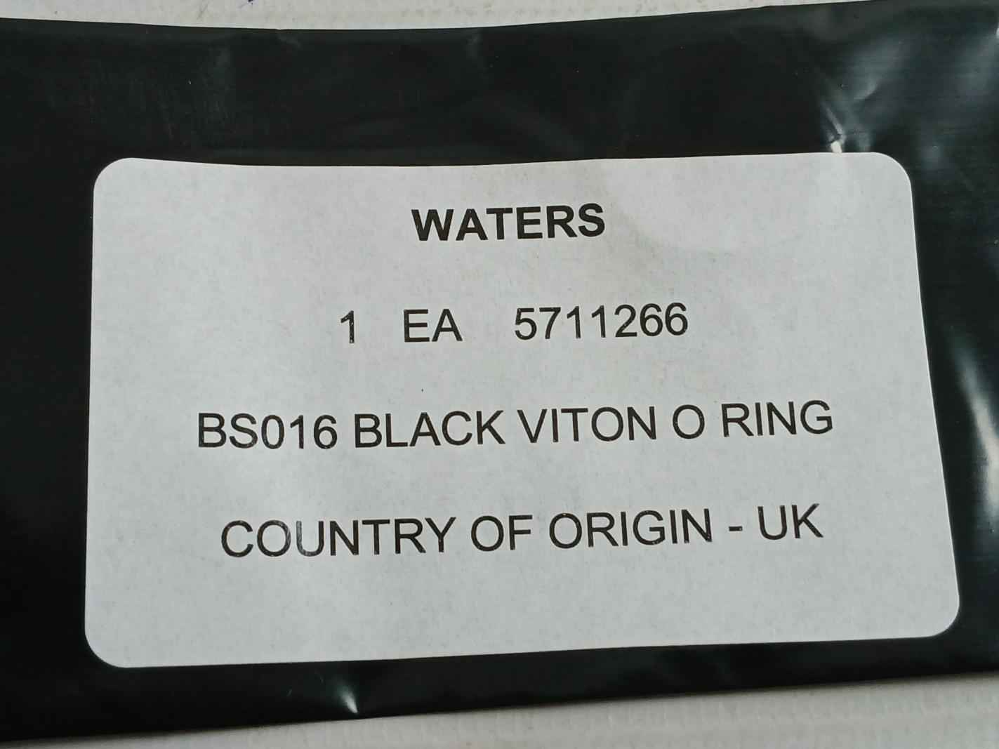 Lot Of 2X New Black Viton O-ring Bs016 Waters 5711266