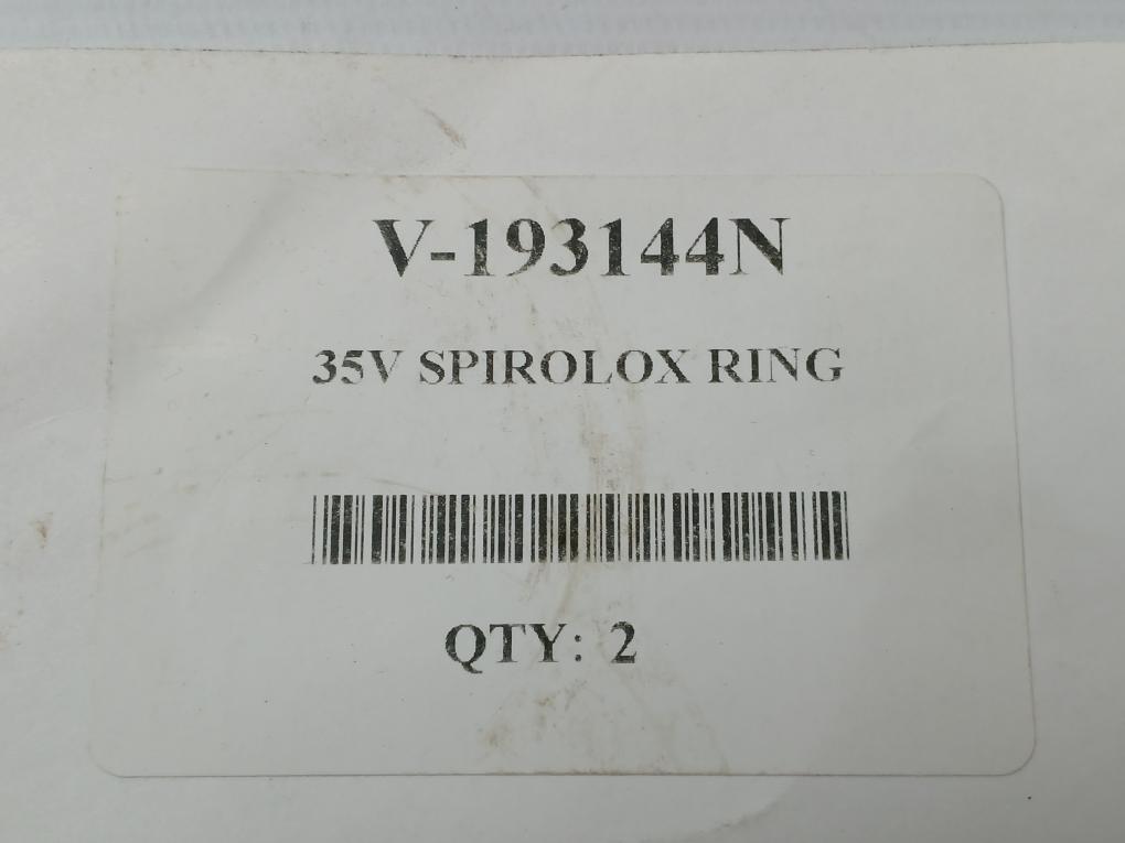 Lot Of 2X New Retaining/Snap Ring V-193144N Spirolox