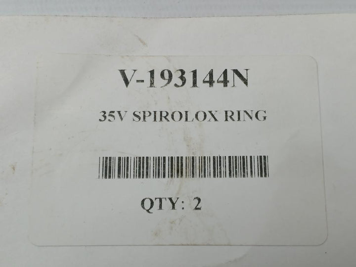Lot Of 2X New Retaining/Snap Ring V-193144N Spirolox