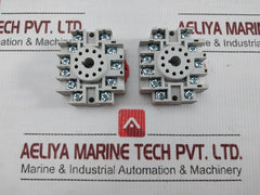 Lot Of 2X Nte Electronics 11-pin Tube-style Relay Socket R95-114