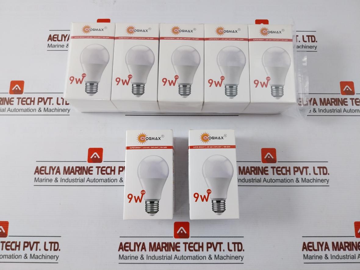 Lot Of 2X OGMAX 231004 LED Bulb 100–265VAC 9W
