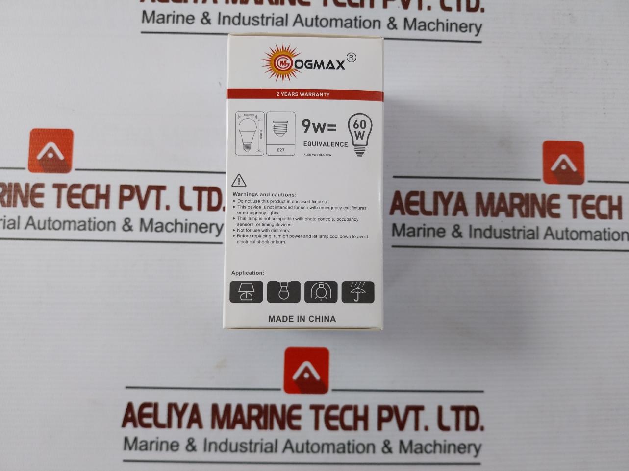 Lot Of 2X Ogmax 231004 Led Bulb 100–265Vac 9W