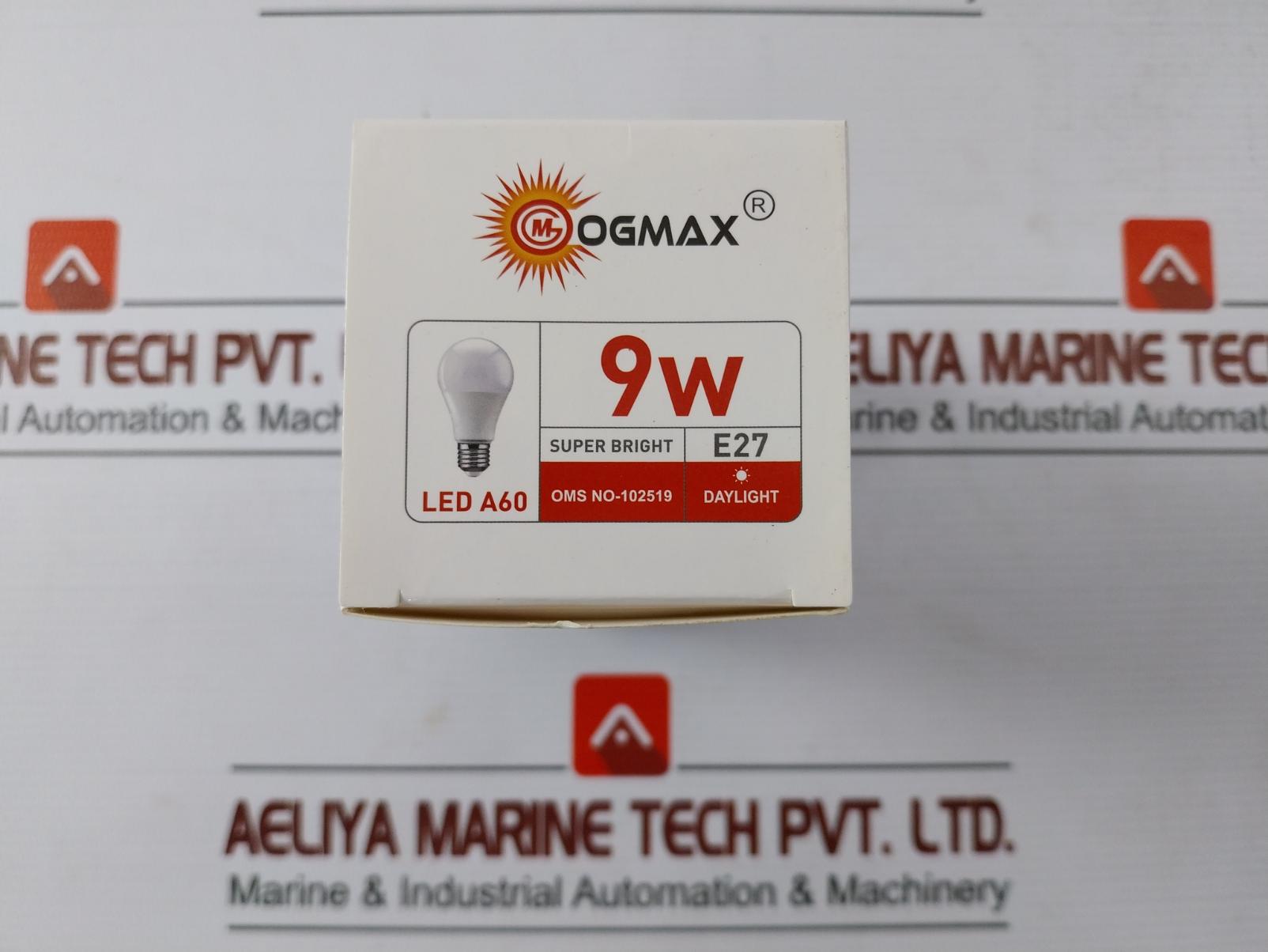 Lot Of 2X OGMAX 231004 LED Bulb 100–265VAC 9W