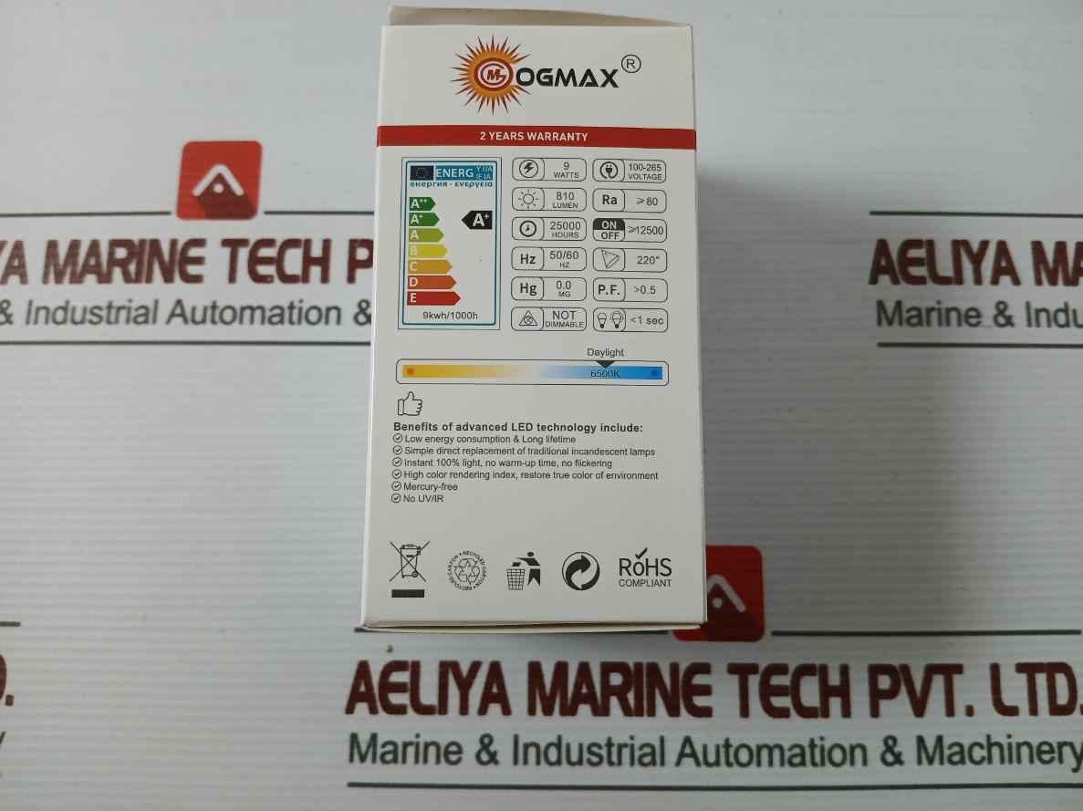 Lot Of 2X Ogmax E27 Led Bulb