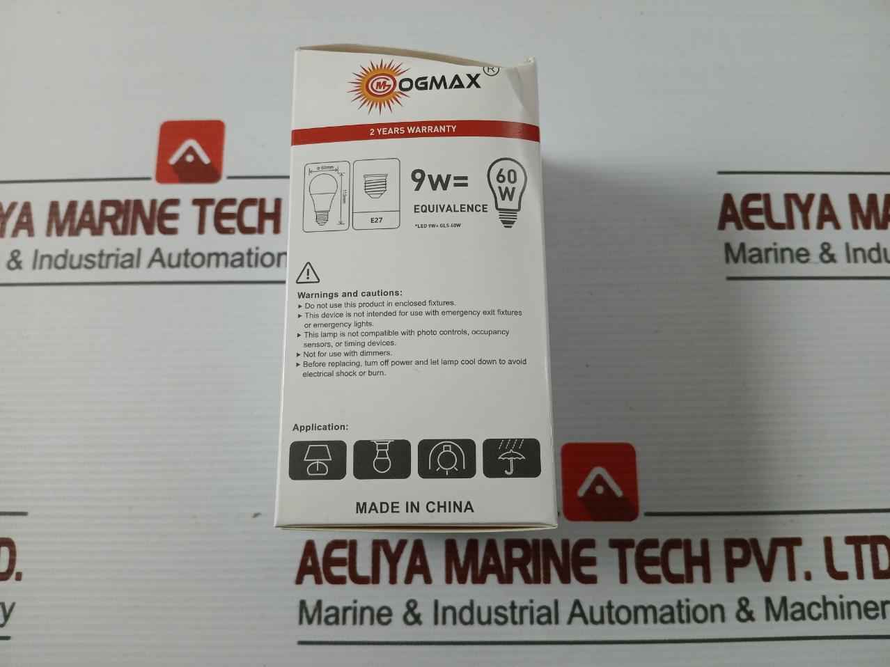 Lot Of 2X Ogmax E27 Led Bulb