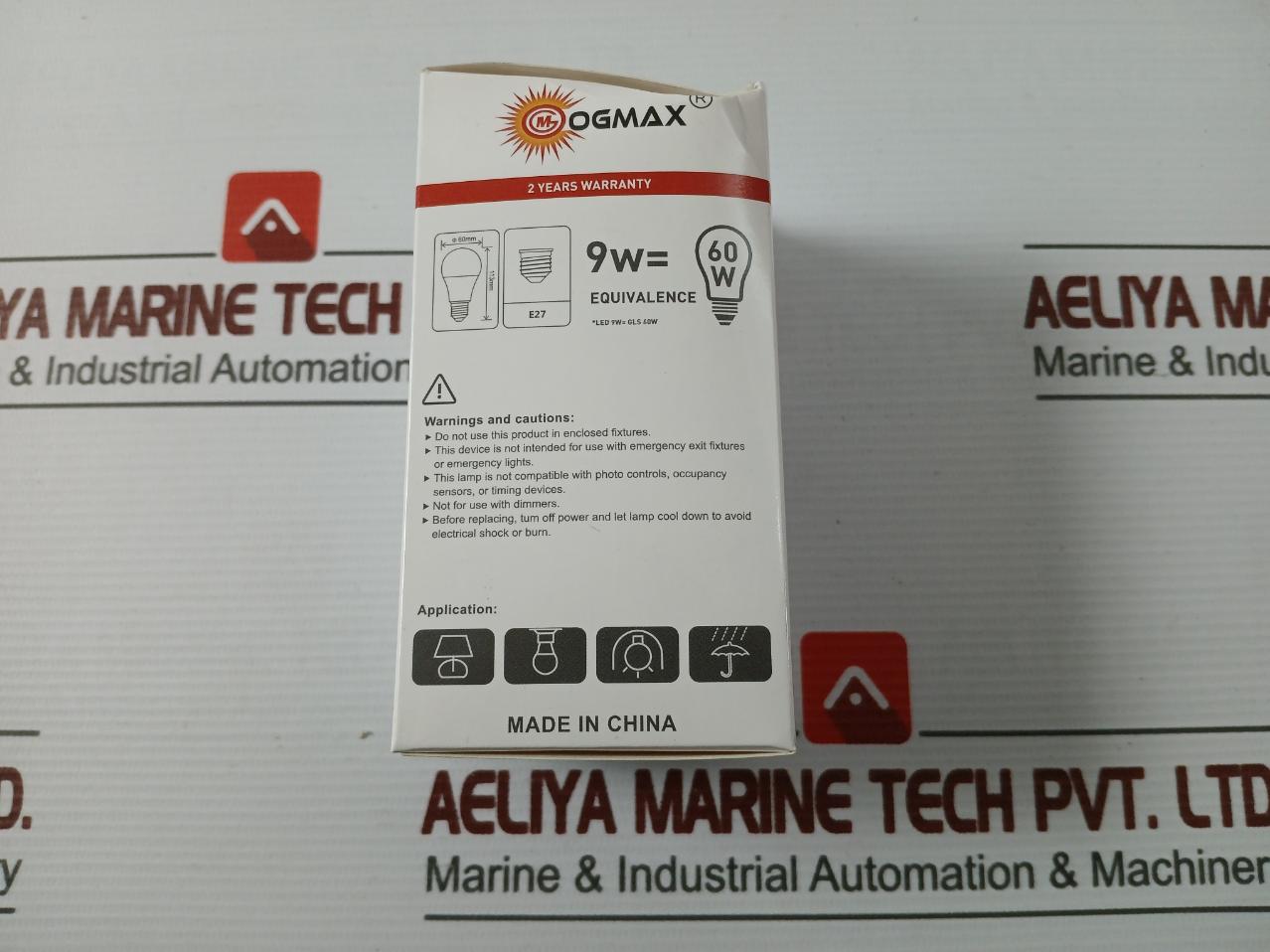 Lot Of 2X Ogmax E27 Led Bulb