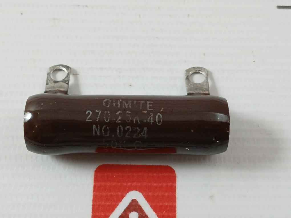 Lot Of 2X Ohmite 270-25K-40 Resistor Kit