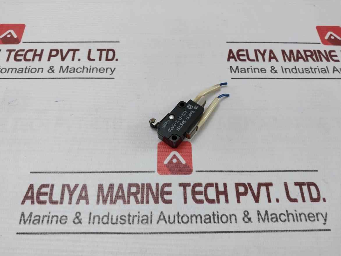 Lot Of 2X Omron D2Mv-1L22-1C3 Miniature Basic Microswitch 1986Raa