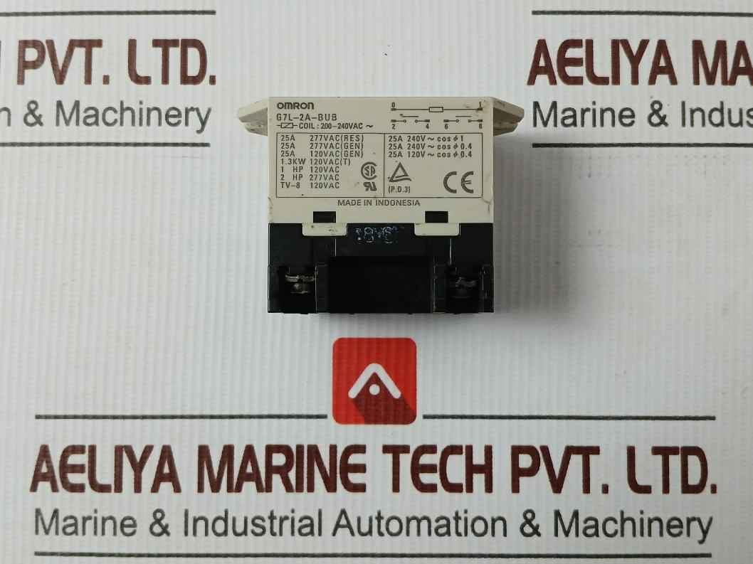 Lot Of 2X Omron G7L-2A-bub Relay 240V