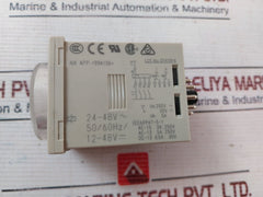 Lot of 2X OMRON H3CR-A Timer Relay 0-1.2 Min 24-48VAC 50/60HZ