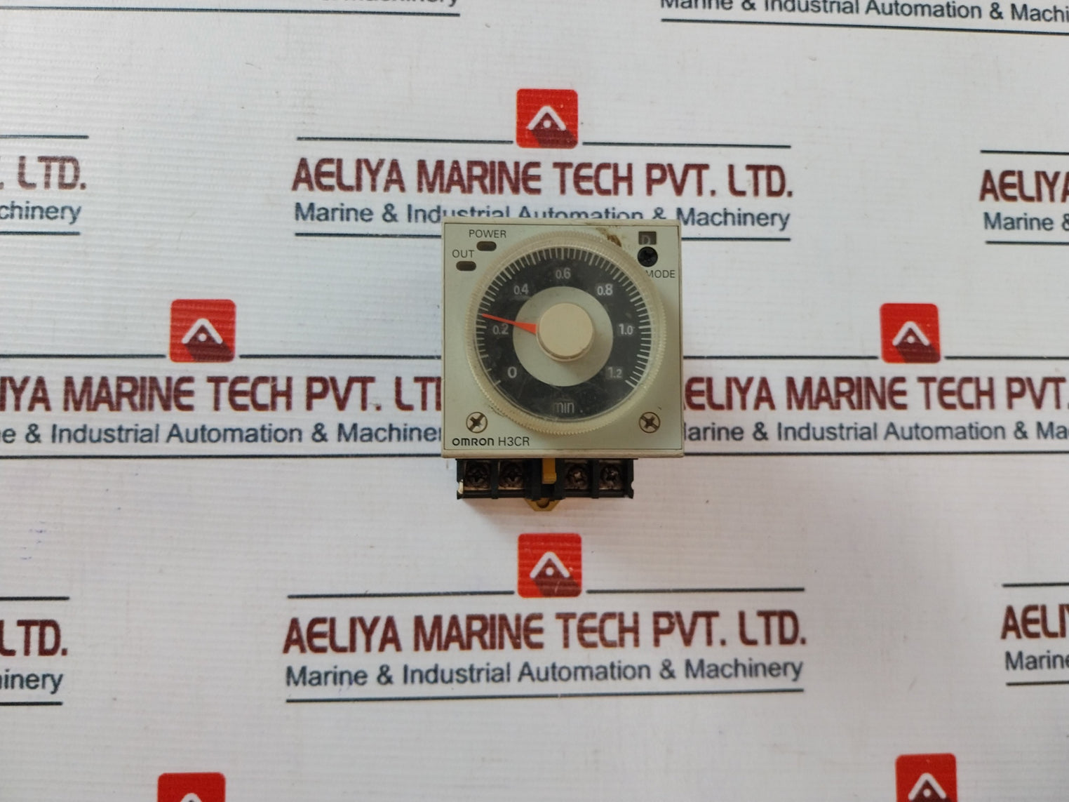 Lot Of 2X Omron H3Cr-a Timer Relay With Base 0-30Sec 24-48Vac