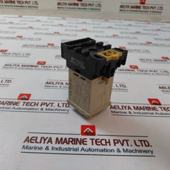 Lot of 2X OMRON H3CR-A Timer Relay with Base 0-30Sec 24-48VAC