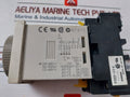 Lot of 2X OMRON H3CR-A Timer Relay with Base 12-48VDC 50/60HZ
