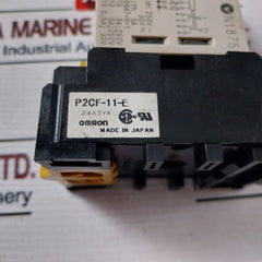 Lot of 2X OMRON H3CR-A Timer Relay with Base 12-48VDC 50/60HZ