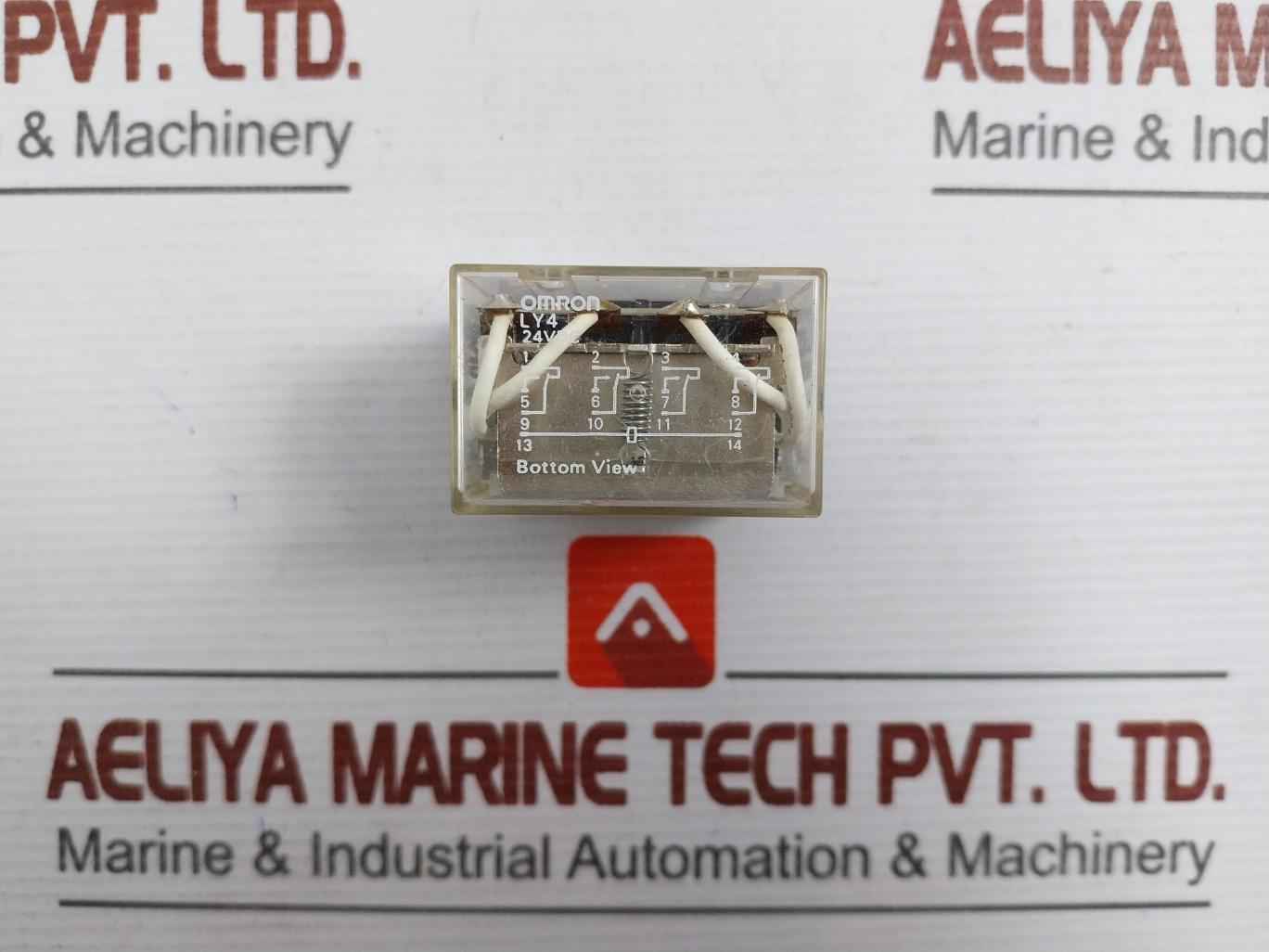 Lot Of 2X Omron Ly4 General Purpose Relay 24Vdc 10A