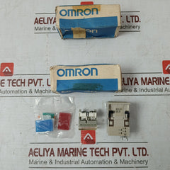 Lot Of 2X Omron M2Pj-701 Lighted Push Button Switch Lamp Max 28V/.1.2W