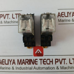 Lot of 2X Omron MY2N-D2 Miniature Power Relay 10A 250VAC 0131W2