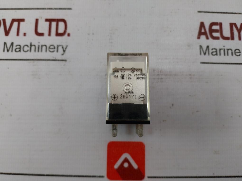 Lot Of 2X Omron My2N-d2 Miniature Power Relay 24Vdc 10A 250Vac 2831Y1