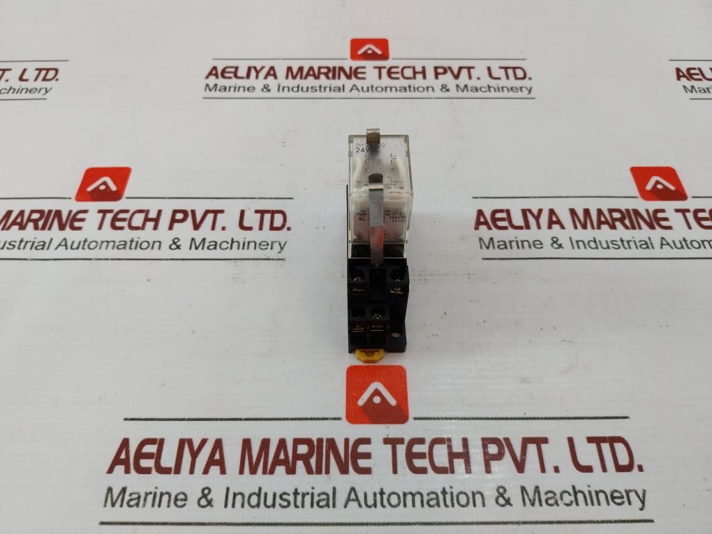 Lot Of 2X Omron My2N-d2 Miniature Power Relay 24Vdc 10A 250Vac 2831Y1