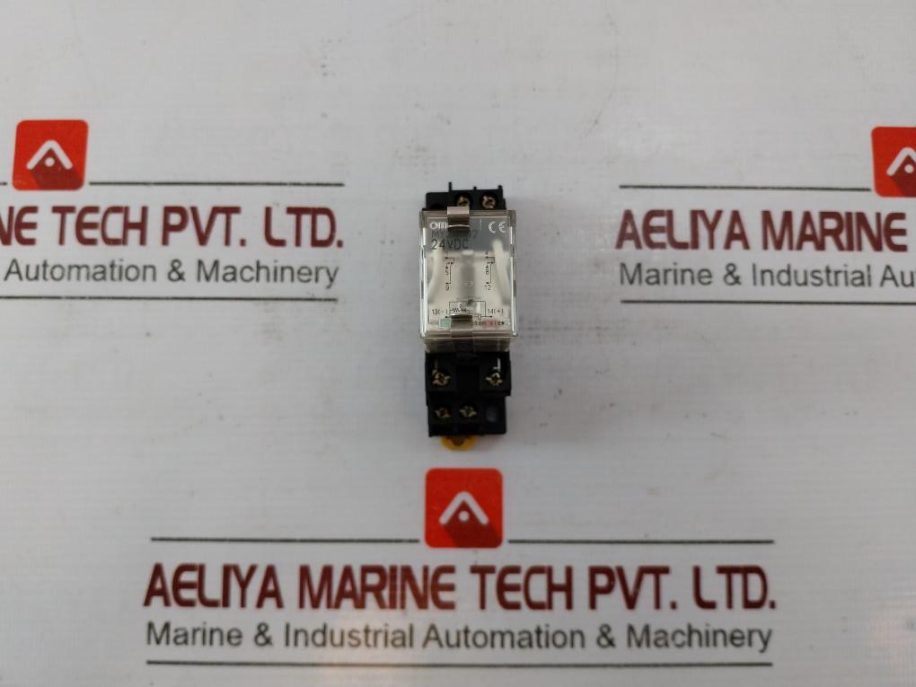 Lot Of 2X Omron My2N-d2 Miniature Power Relay 24Vdc 10A 250Vac 2831Y1