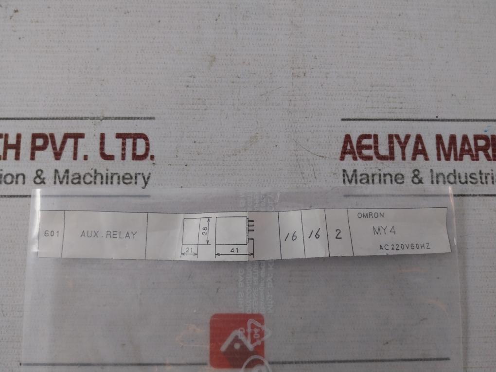 Lot Of 2X Omron My4 General Purpose Relay 200 220Vac Ac220V 60Hz 634-100.001
