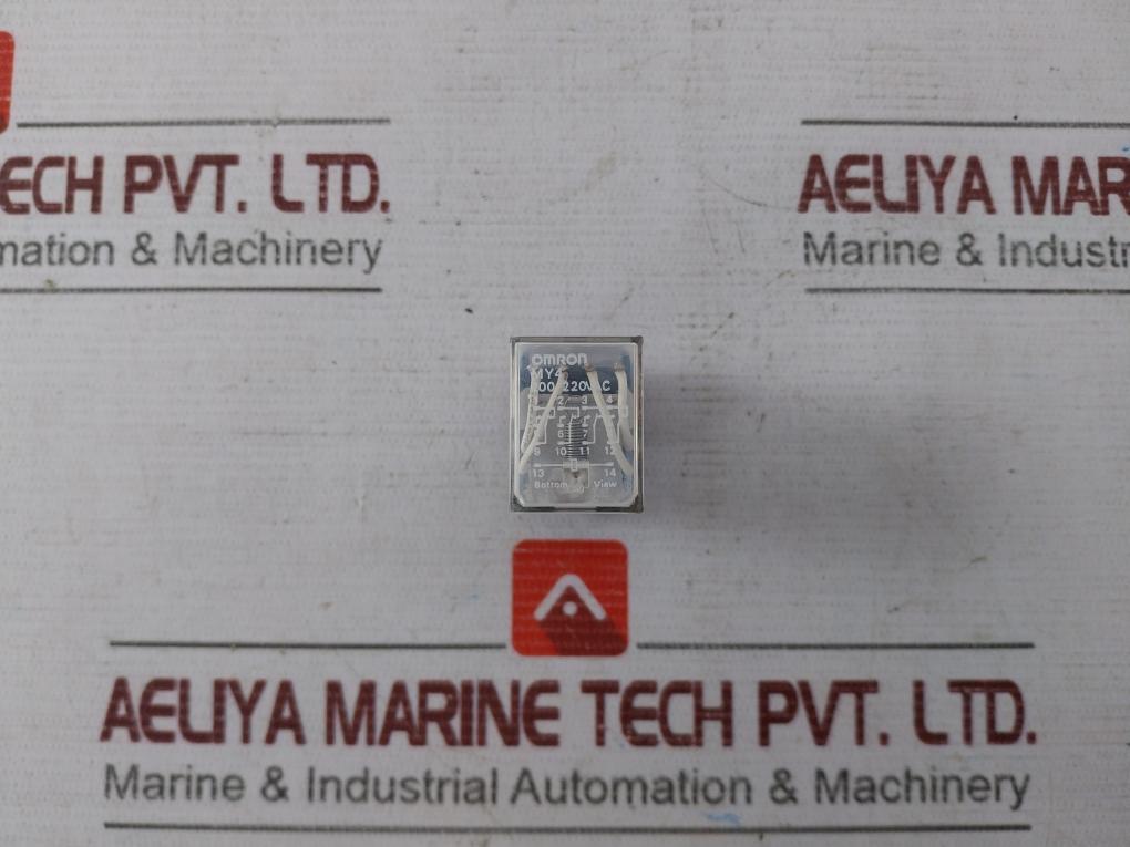 Lot Of 2X Omron My4 General Purpose Relay 200 220Vac Ac220V 60Hz 634-100.001