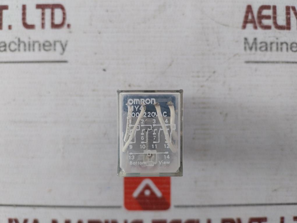 Lot Of 2X Omron My4 General Purpose Relay 200 220Vac Ac220V 60Hz 634-100.001