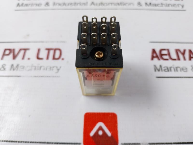 Lot Of 2X Omron My4 Miniature Power Relay Coil:100/110Vac 5A 240Vac,28Vdc