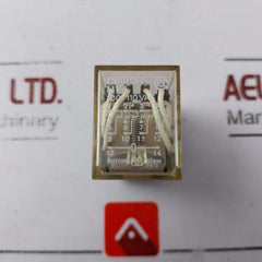 Lot Of 2X Omron My4 Miniature Power Relay Coil:100/110Vac 5A 240Vac,28Vdc